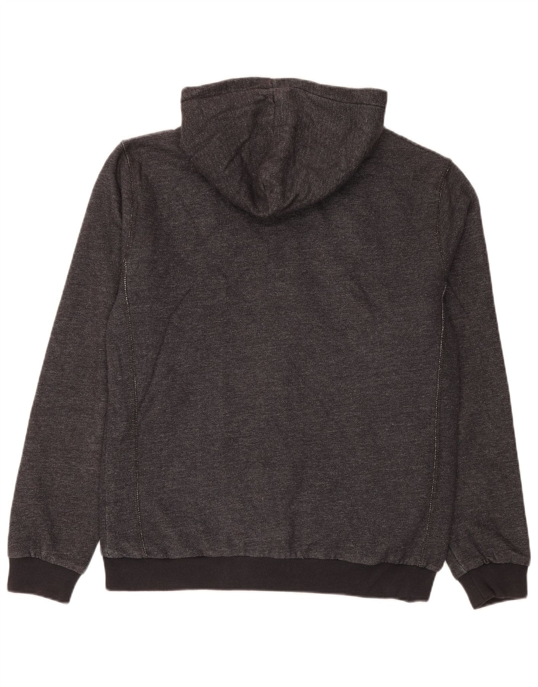Quiksilver Pull à Capuche Zippé Homme Gris Moyen Coton