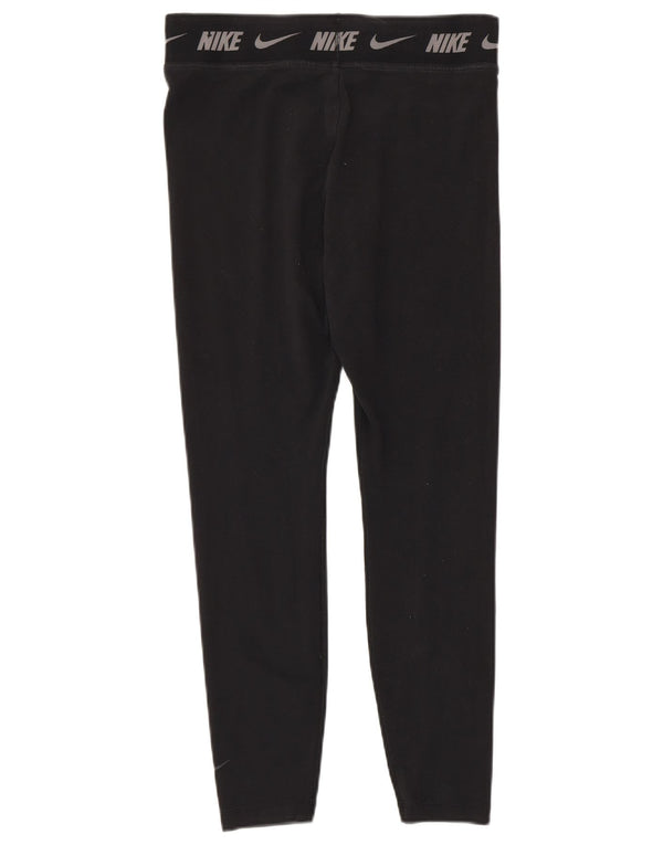 Nike Legging graphique coupe ajustée pour femme UK 14 Grand coton noir