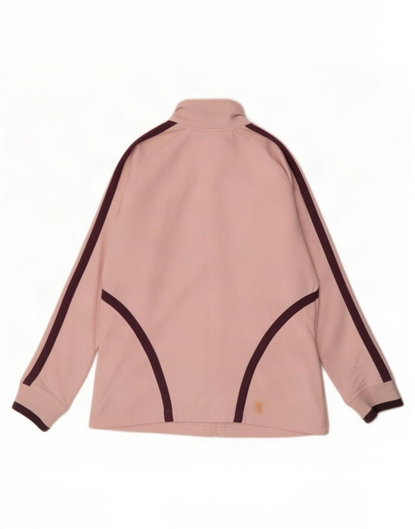 Asics Veste de survêtement pour femme UK 12 Coton color block rose moyen