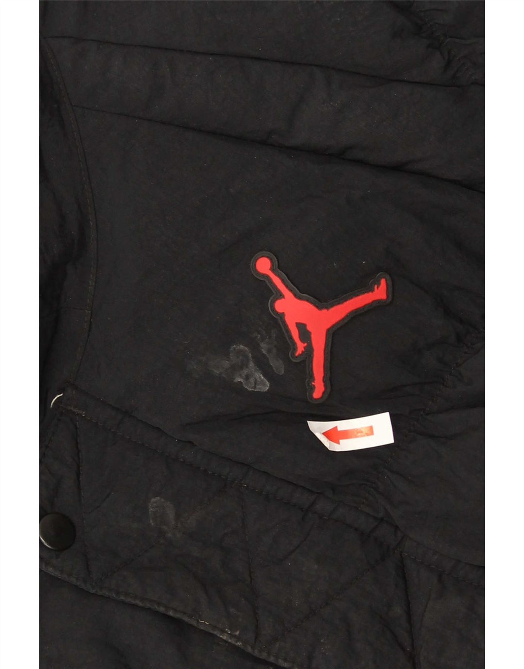 Jordan Veste rembourrée à capuche pour homme UK 36 Petit Noir Polyester