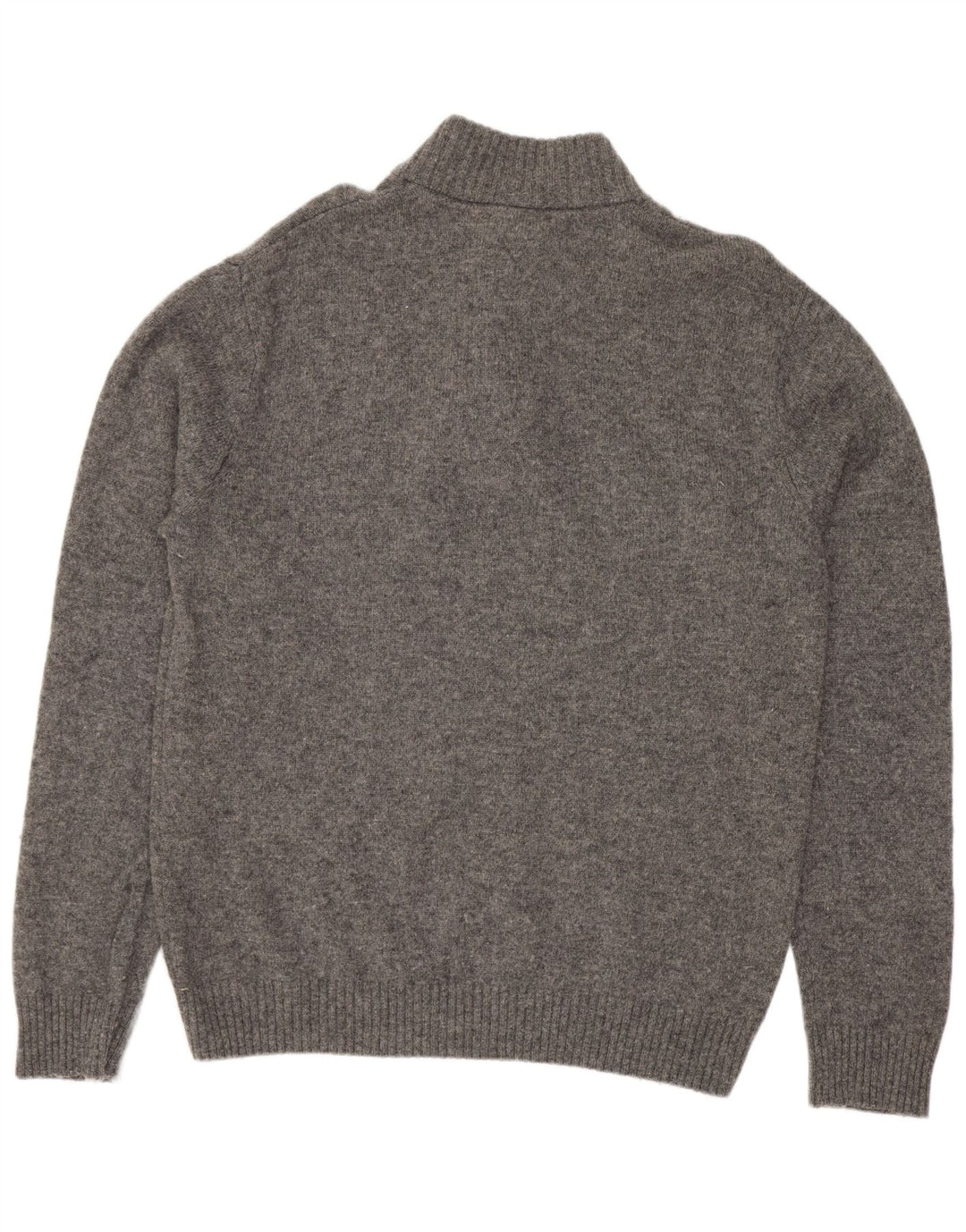 Crew Clothing Pull à col boutonné pour homme XL en laine grise