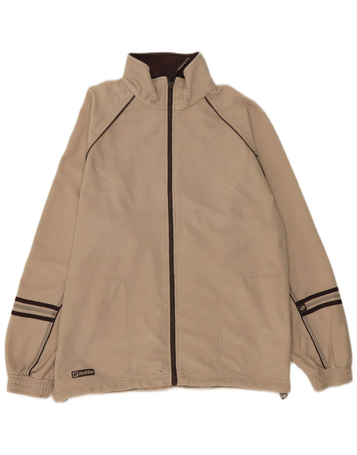 Lotto Veste de survêtement pour homme UK 40/42 Large Beige Polyester
