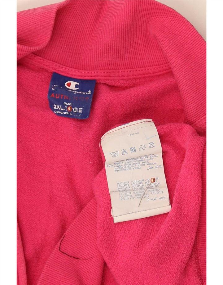 Champion Veste de survêtement pour homme 2XL en coton rose