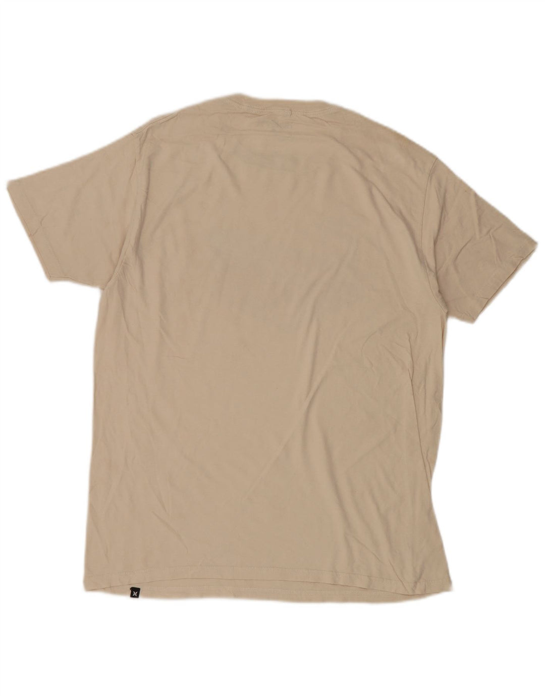 Hurley T-shirt graphique pour homme en coton blanc cassé