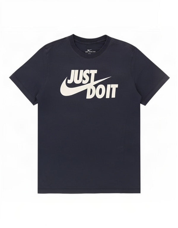 Nike Mens Graphic T-Shirt Top Medium Navy Blue