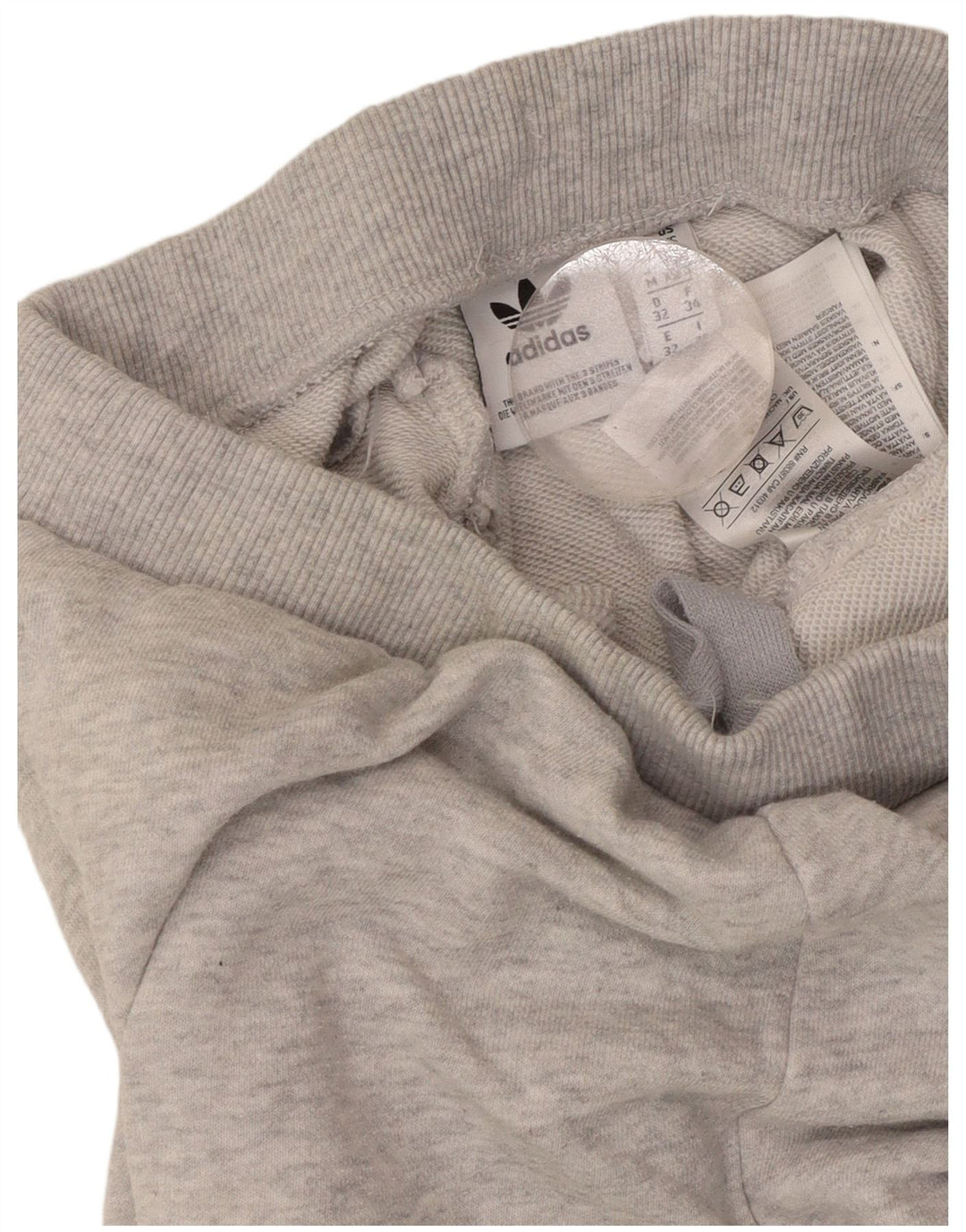 ADIDAS Pantalon de survêtement pour femme Joggers UK 6 XS Gris Moucheté Coton