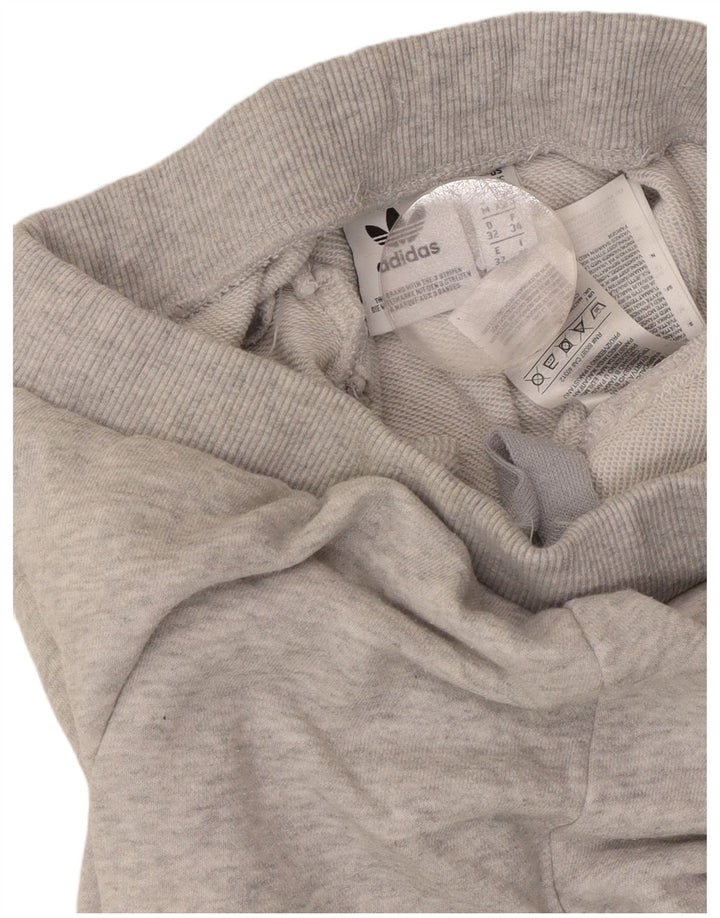 ADIDAS Pantalon de survêtement pour femme Joggers UK 6 XS Gris Moucheté Coton