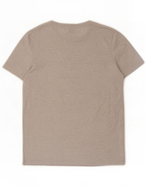 Jack & Jones T-Shirt Graphique Homme Gris Moyen Moucheté Coton