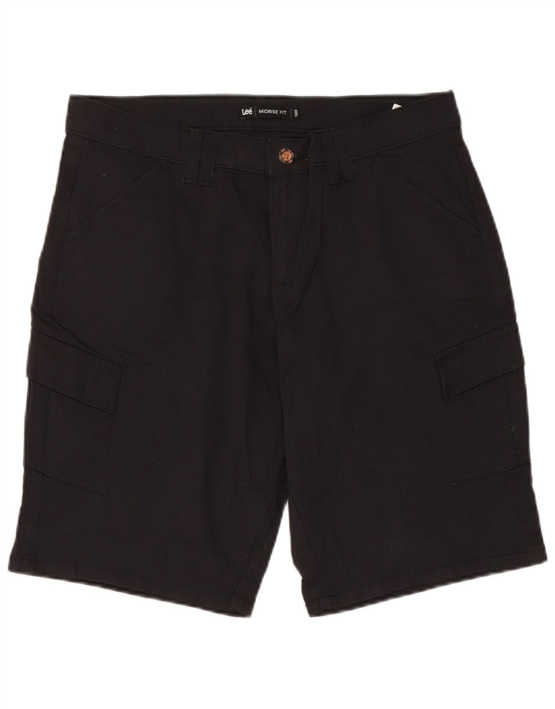 Lee Short cargo taille moyenne pour femme US 6 Medium W30 Noir Coton