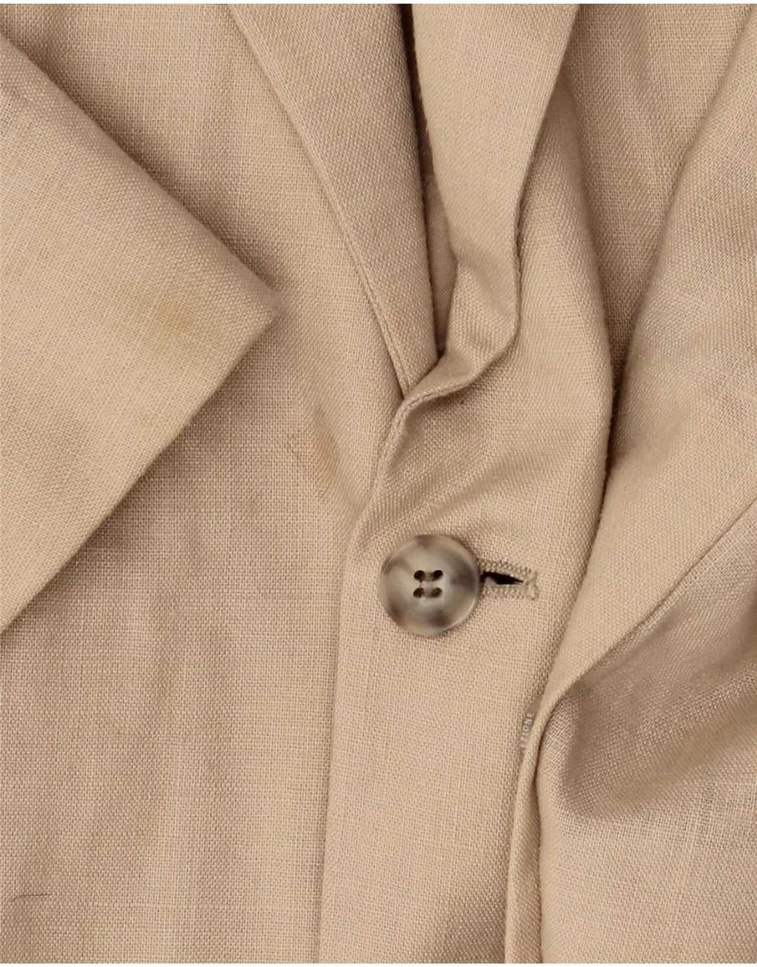 Marks & Spencer Veste blazer à 2 boutons pour homme UK 44 XL Beige Lin