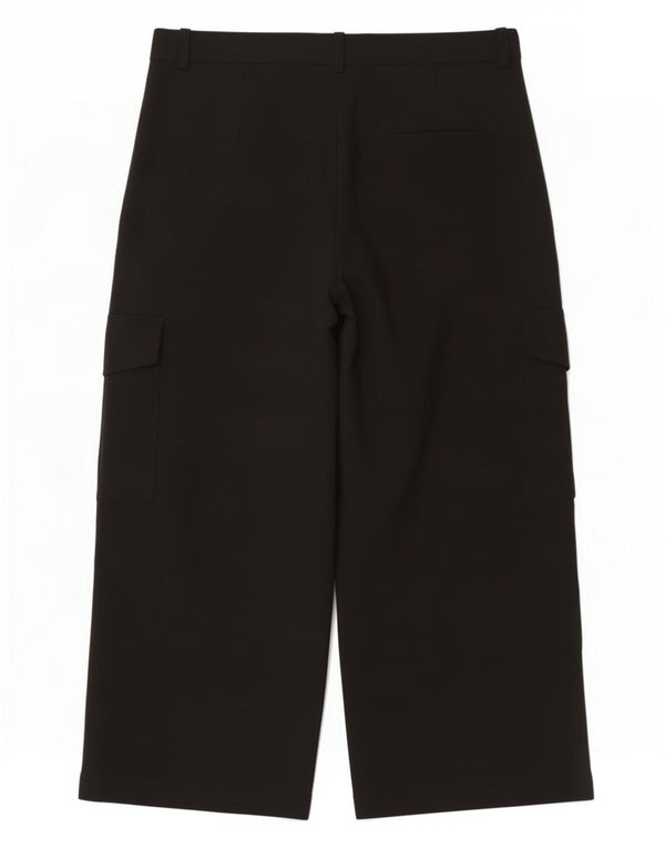 Marks & Spencer Pantalon cargo droit pour femme UK 18 XL W38 L28 Noir