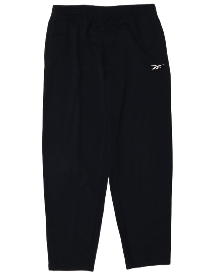 Reebok Pantalon De Survêtement Homme Large Bleu Marine Polyester