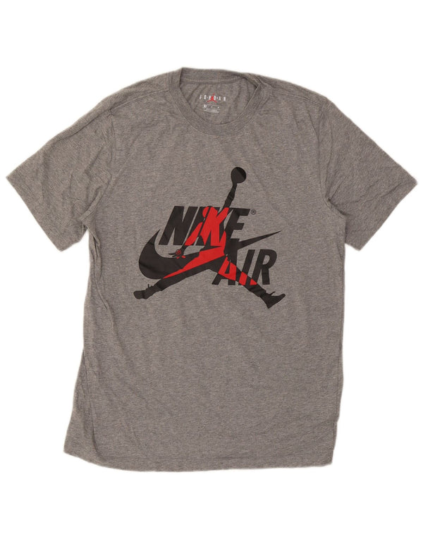Jordan T-shirt graphique pour homme en coton gris moyen
