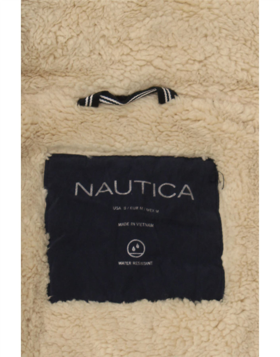 NAUTICA Womens Hooded Parka Jacket UK 14 Medium Navy Blue Polyester Vintage Nautica and Second-Hand Nautica from Messina Hembry 