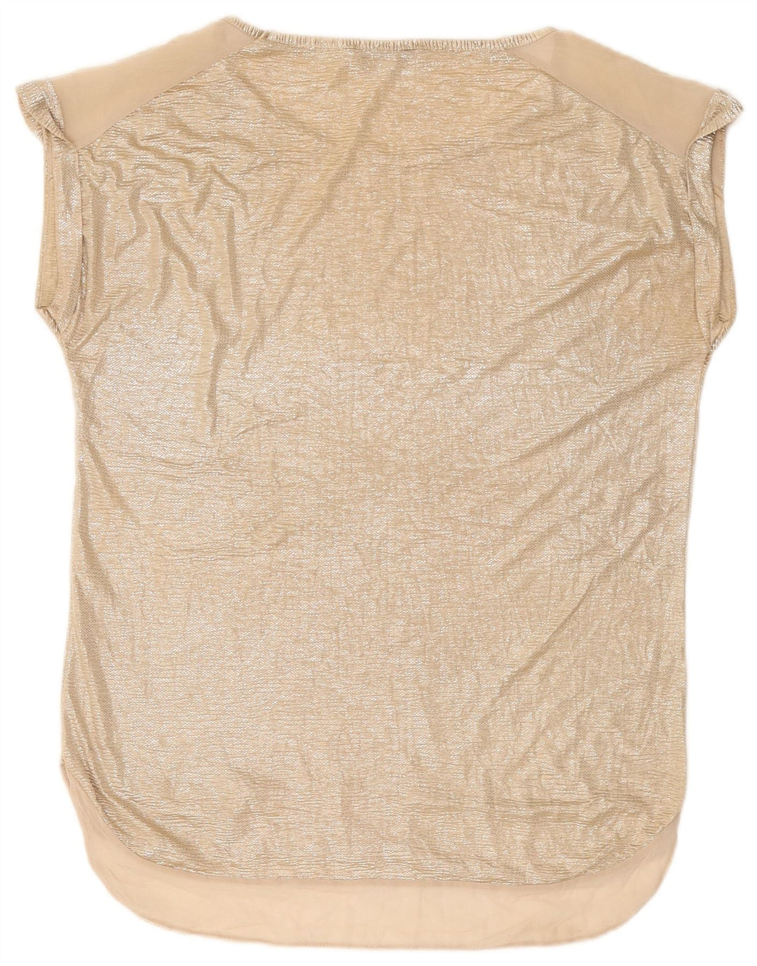 OASIS Chemisier long surdimensionné pour femme UK 10 Petit Doré Polyester