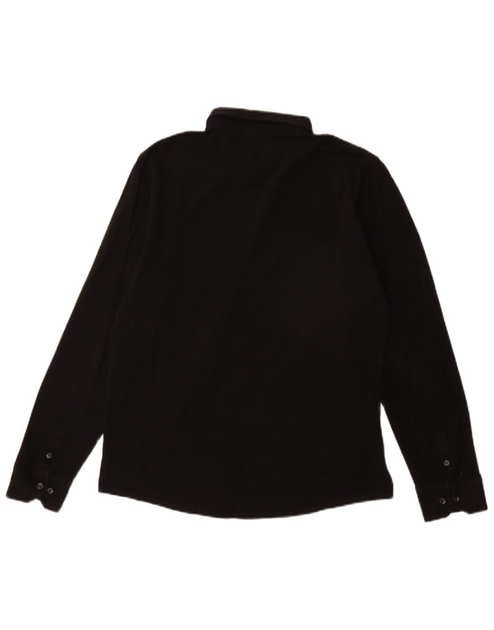 LACOSTE Chemise pull homme taille 3 petit coton noir