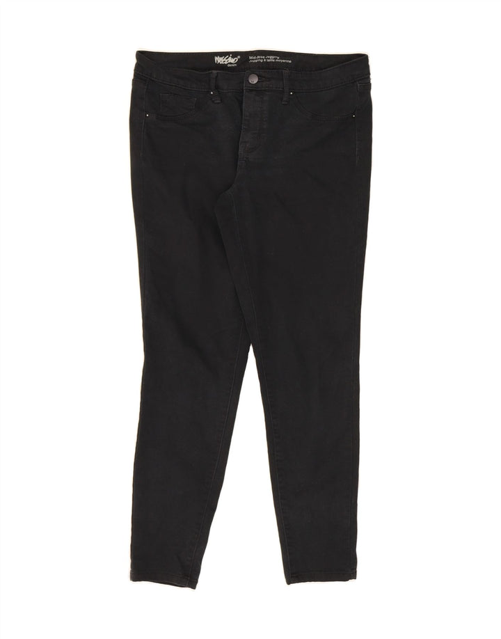MOSSIMO Womens Mid Rise Jegging Cropped Trousers US 8 Medium W29 L26 Black Vintage Mossimo and Second-Hand Mossimo from Messina Hembry 