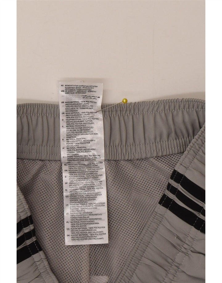 Adidas Short de sport pour homme Petit gris Polyester