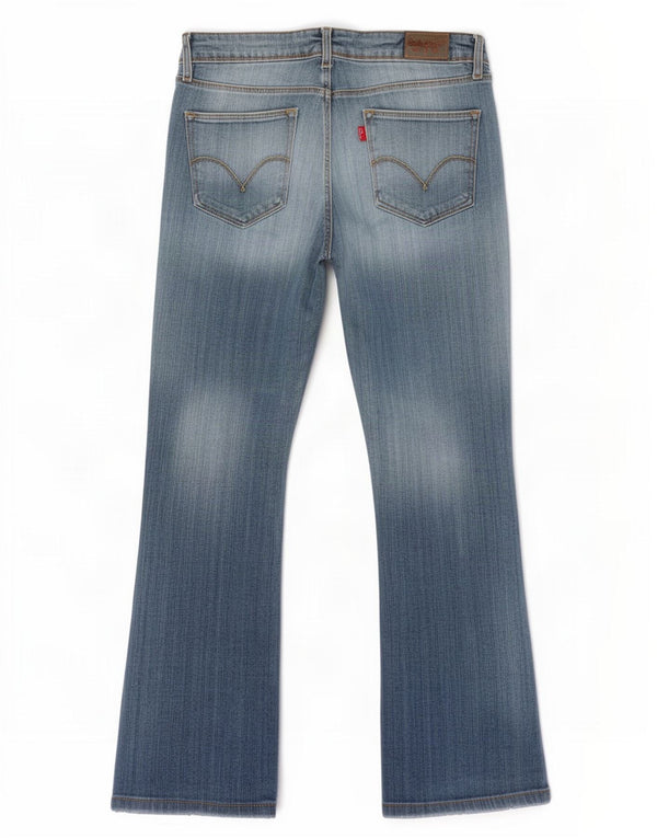 Levi's Jean Bootcut Femme W32 L32 Bleu Coton