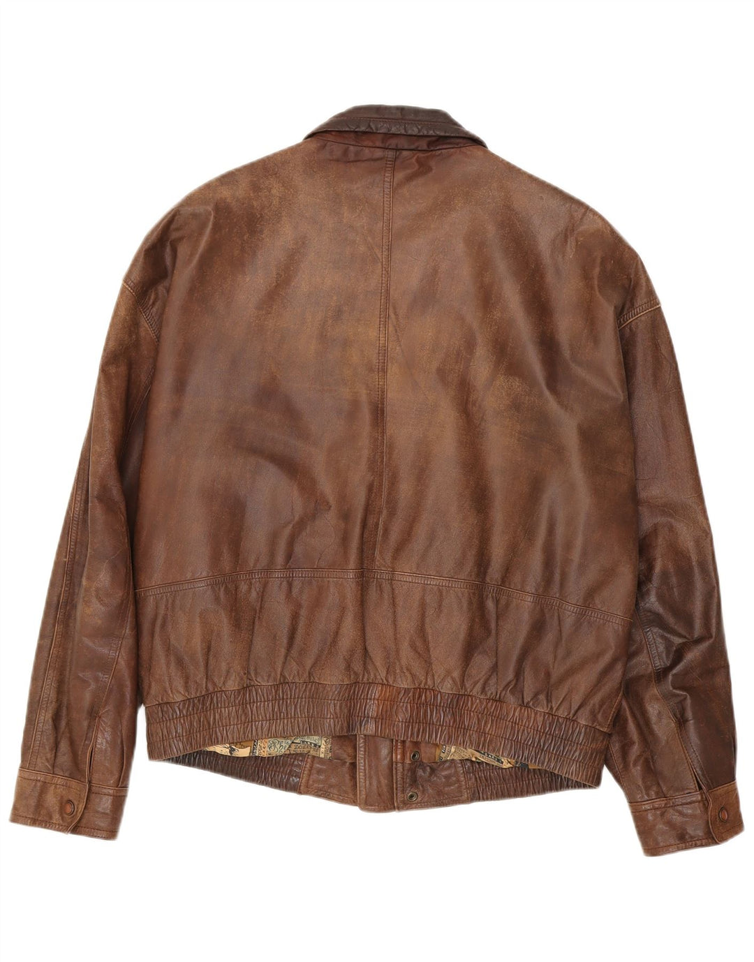 Trapper Veste en cuir pour homme IT 52 XL Marron