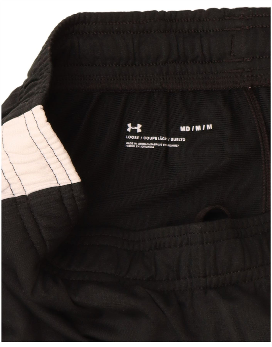 Under Armour Pantalon de survêtement garçon 9-10 ans Noir moyen colour block