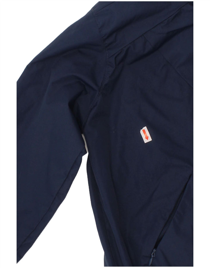 KANGOL Blouson Bomber à Capuche Garçon 7-8 Ans Bleu Marine Polyester