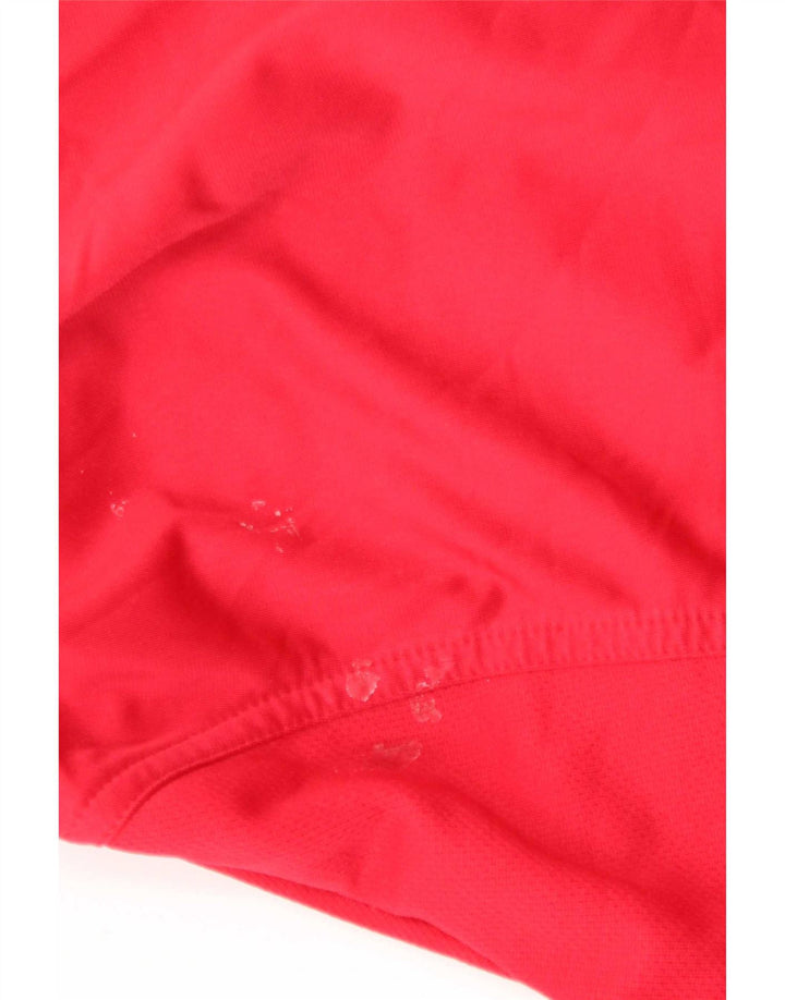 Adidas Veste de survêtement pour homme UK 44/46 Large Rouge Polyester