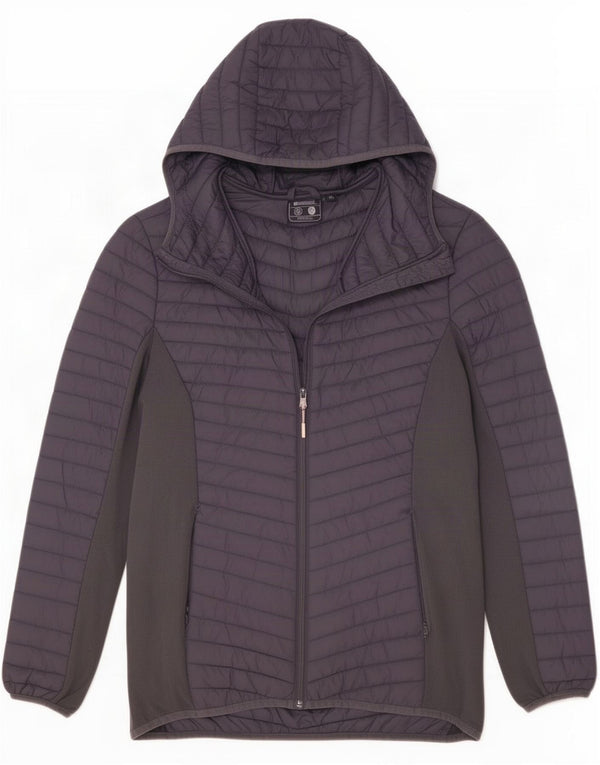 Mountain Warehouse Veste matelassée à capuche pour femme UK 16 Large Bleu marine