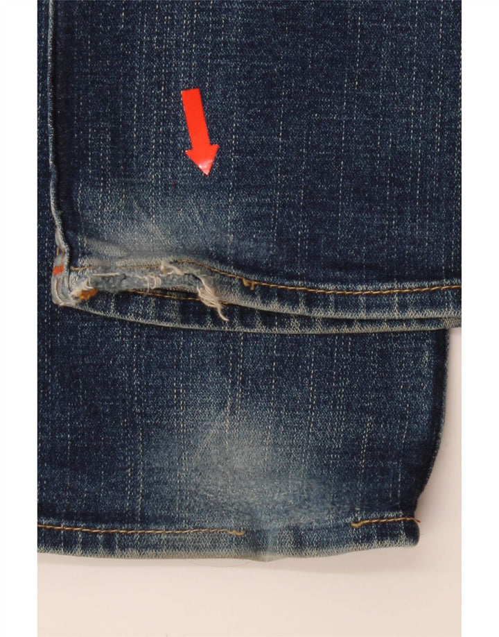 TRUE RELIGION Jean droit femme W24 L32 bleu marine coton