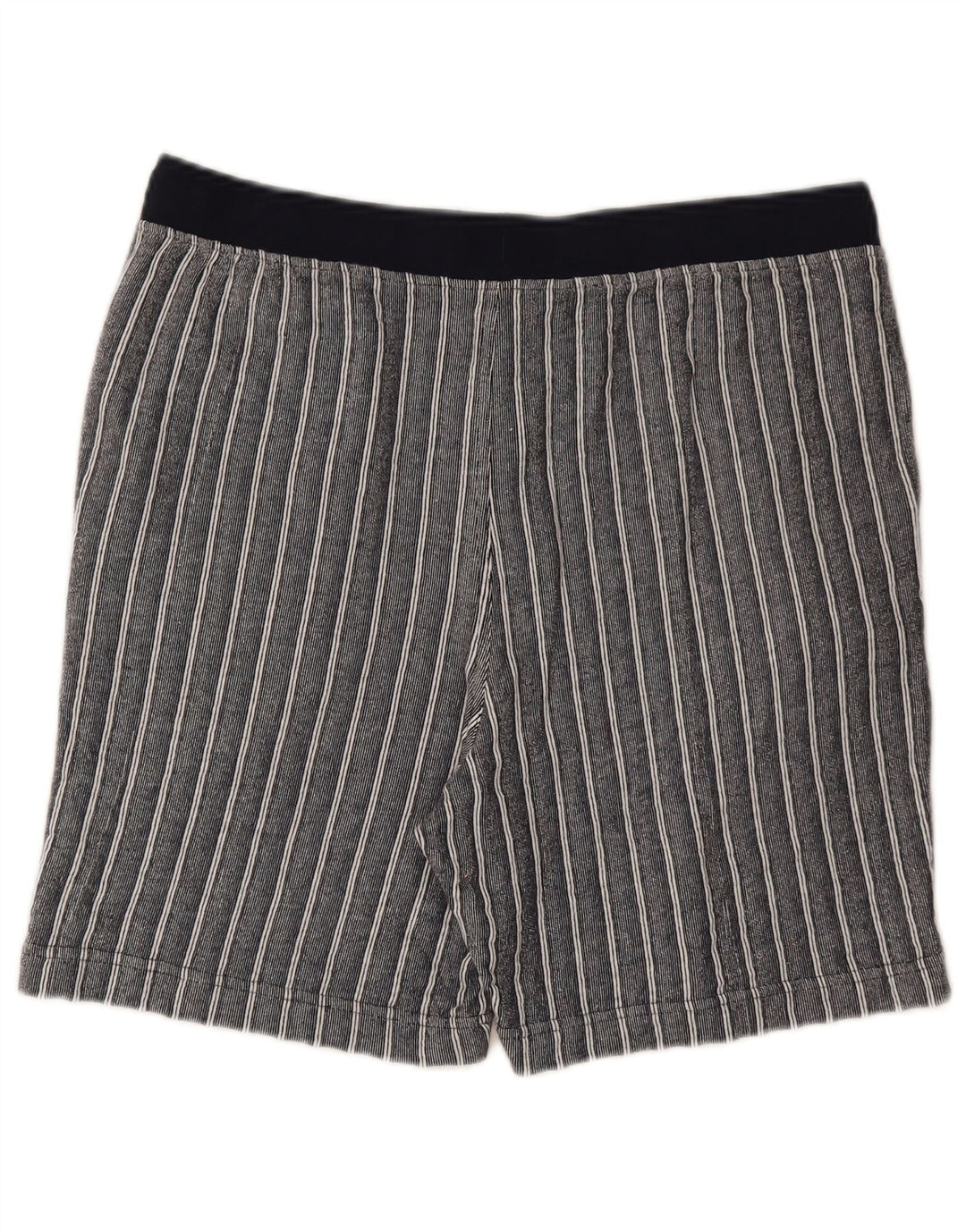 Marks & Spencer Short décontracté pour homme en coton rayé bleu marine