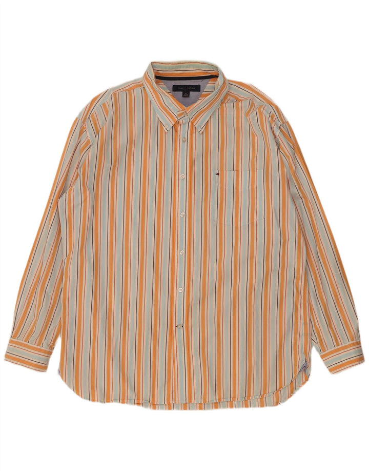 Tommy Hilfiger Chemise Homme XL Coton Rayé Multicolore
