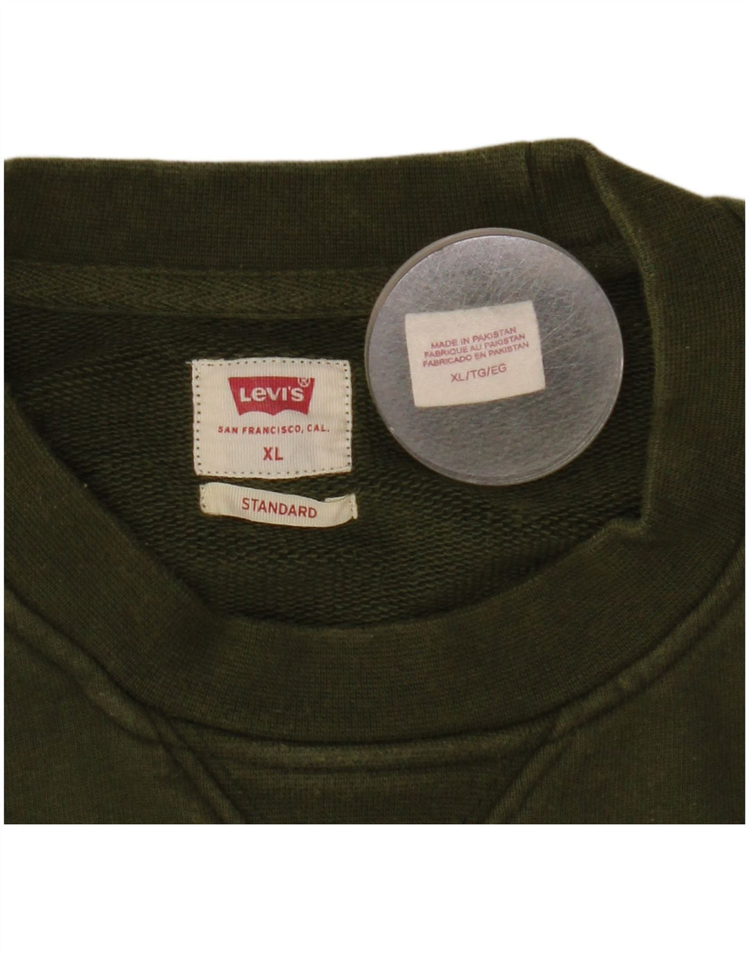 Levi's Sweat-Shirt Standard XL Homme Kaki