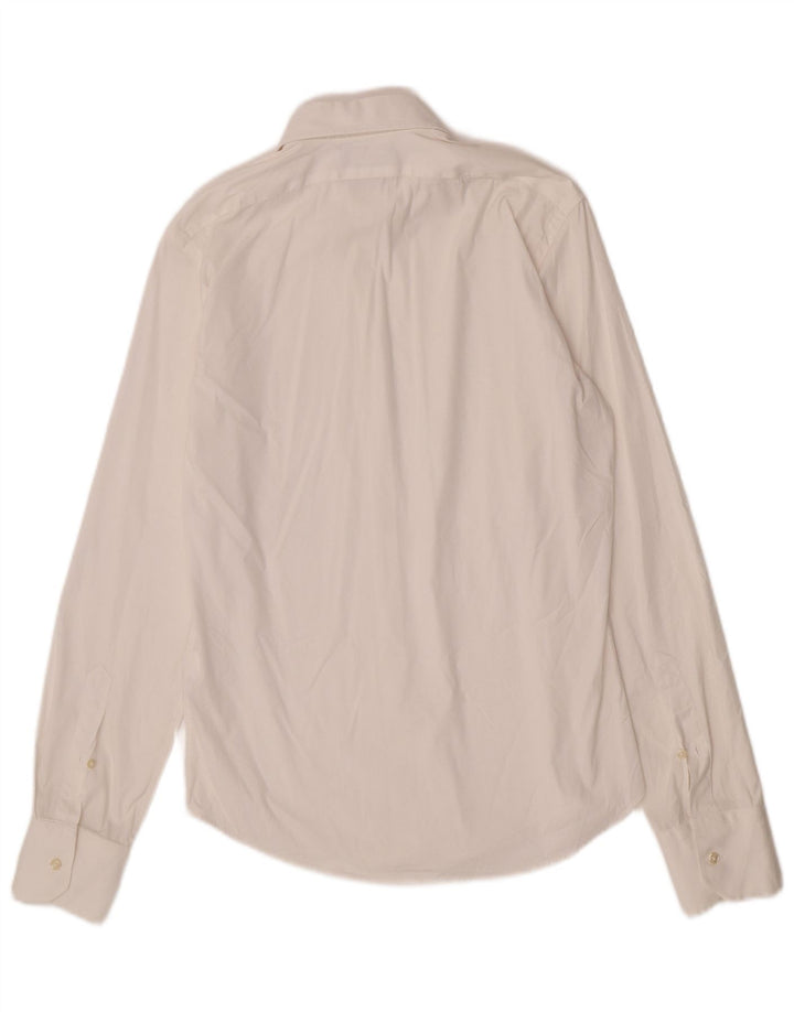ZARA Chemise Super Slim Fit Homme Blanc Moyen Coton
