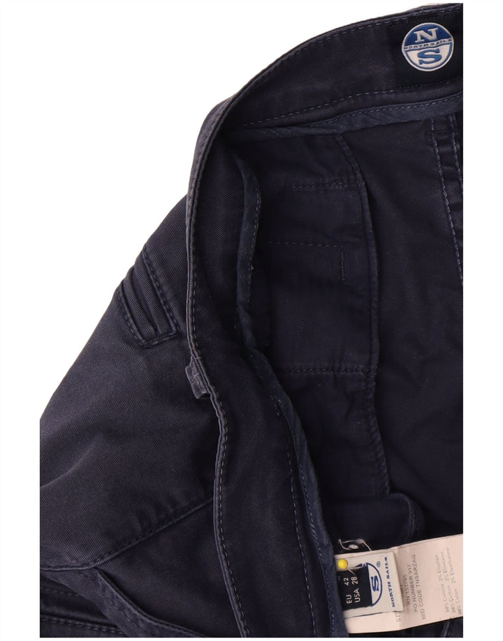 North Sails Short Cargo Femme EU 42 Medium W28 Bleu Marine Coton