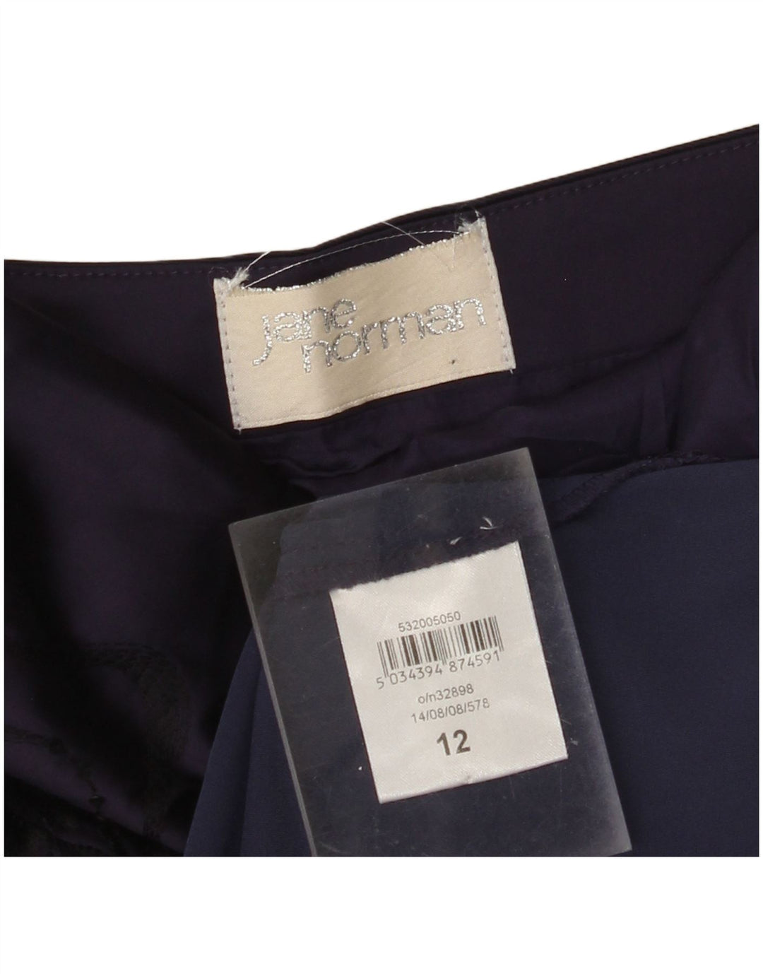 JANE NORMAN Robe moulante sans bretelles pour femme UK 12 Medium Violet Floral