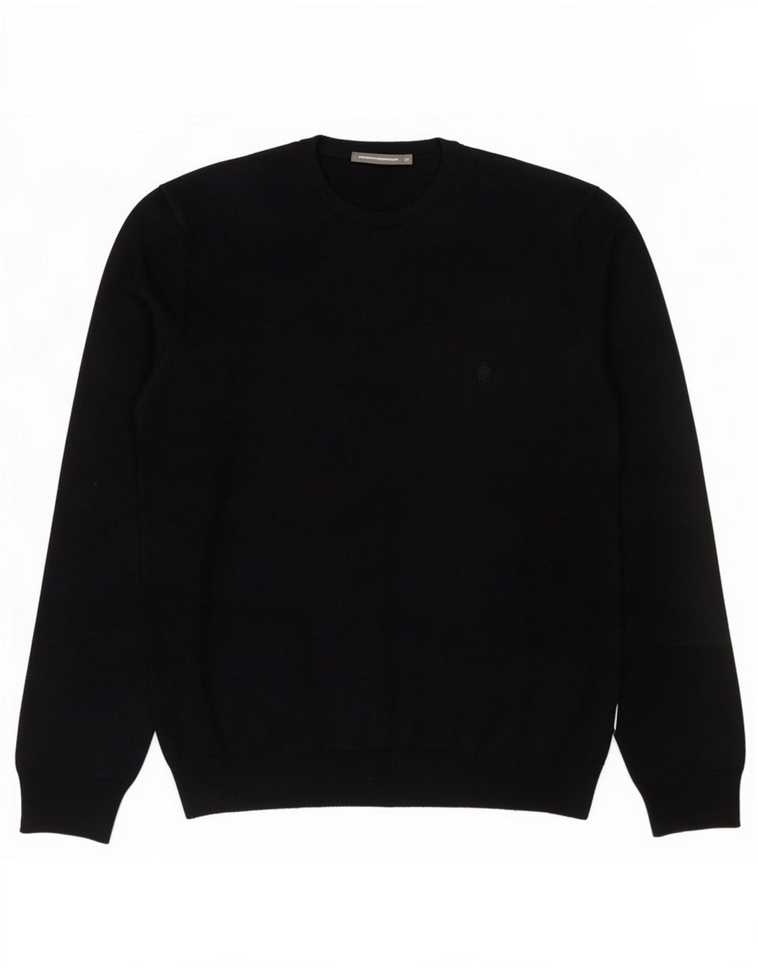French Connection Pull Col Ras du Cou Homme Bleu Marine Moyen Acrylique