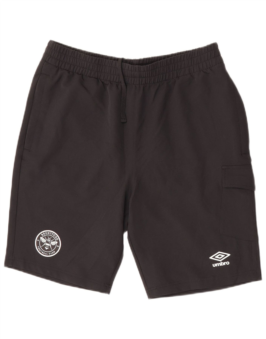Umbro Short de Sport Brentford FC Homme Noir Moyen Polyester