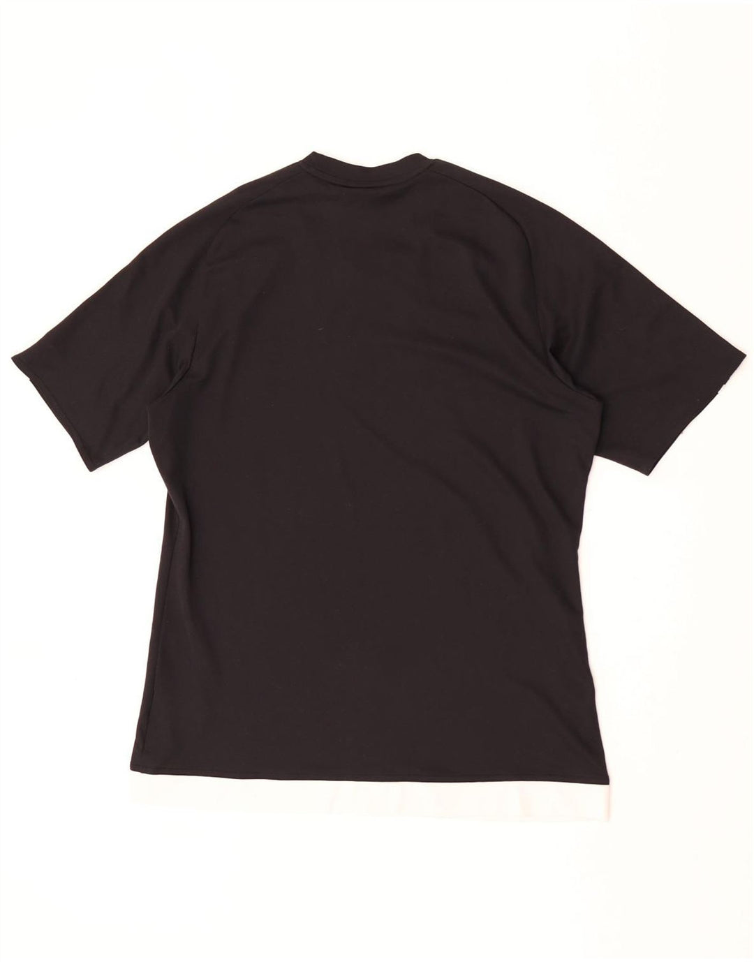 Adidas Hommes Climalite T-Shirt Top Noir Moyen Polyester