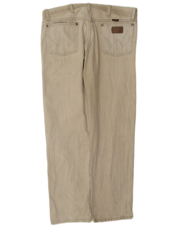 Wrangler Jean droit homme W38 L32 coton beige