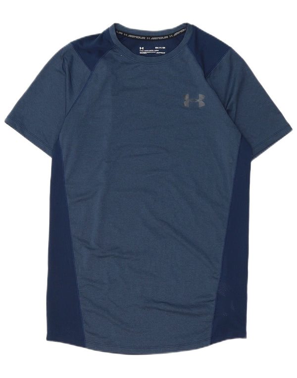 Under Armour Heat Gear T-Shirt Haut Petit Bleu Marine Polyester