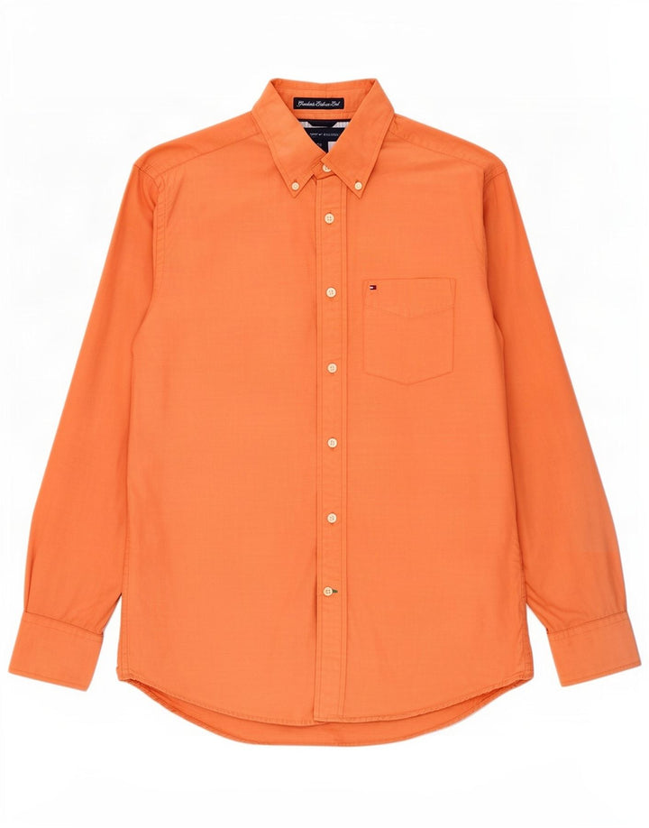 Tommy Hilfiger Chemise Homme Petit Orange Coton