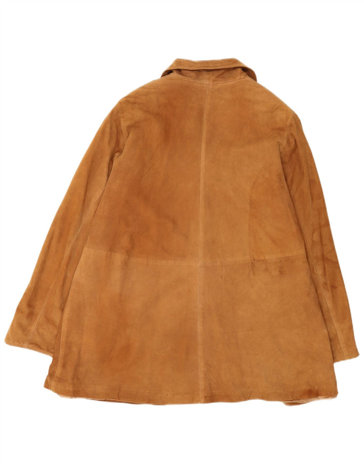 Conbipel Veste En Daim Femme IT 44 Cuir Beige Moyen