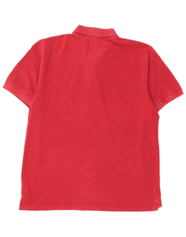 Crew Clothing Polo Homme Rouge Moyen Coton