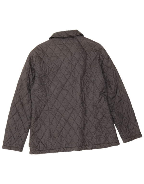 Barbour Veste matelassée pour femme UK 14 Large Noir