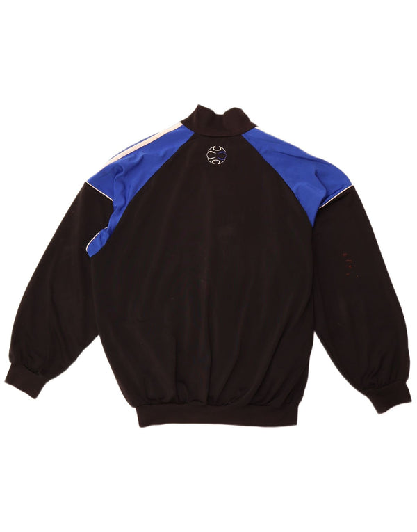 Adidas Veste de survêtement pour homme UK 38/40 Medium Noir Polyester