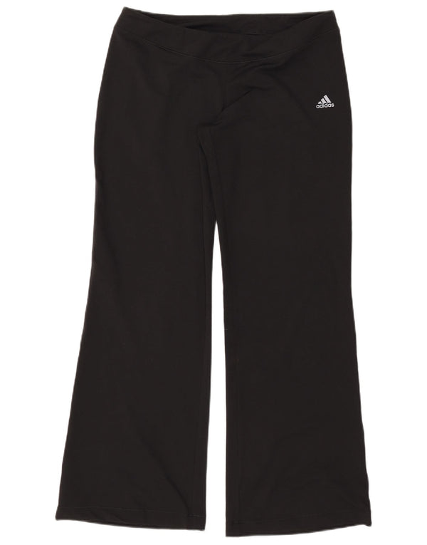 ADIDAS Pantalon de survêtement évasé Clima 365 pour femme UK 18 XL Noir Polyester