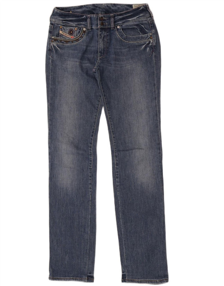 Diesel Jean Droit Ronhar Femme W32 L34 Bleu Coton