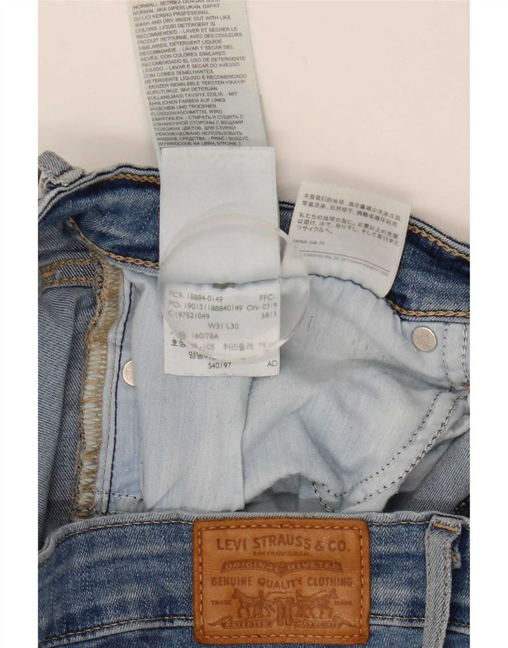 Levi's Jean 712 Crop Slim Femme W31 L25 Bleu Coton