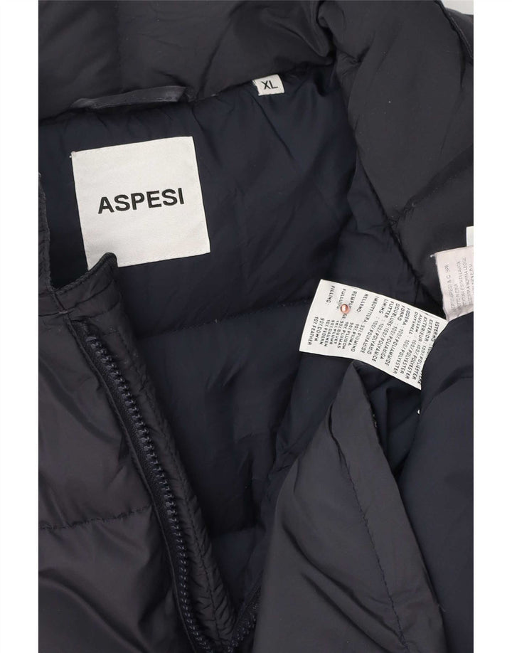 Aspesi Veste matelassée homme UK 42 XL Bleu marine Polyester