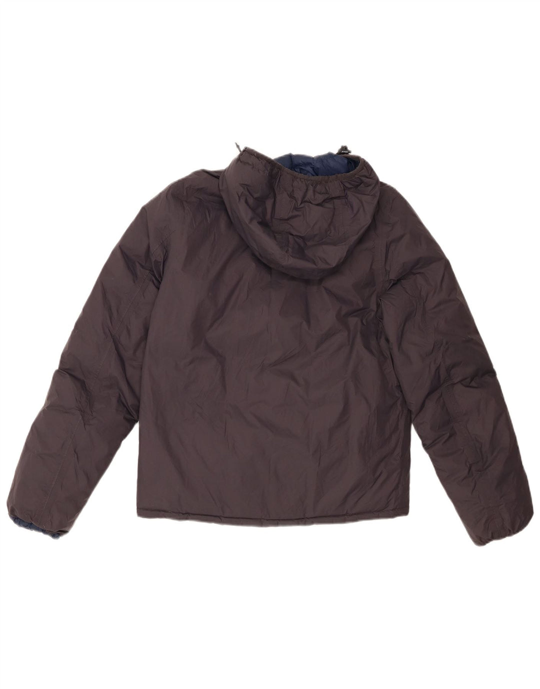 K-WAY Veste matelassée réversible à capuche pour garçon 11-12 ans Petit Gris